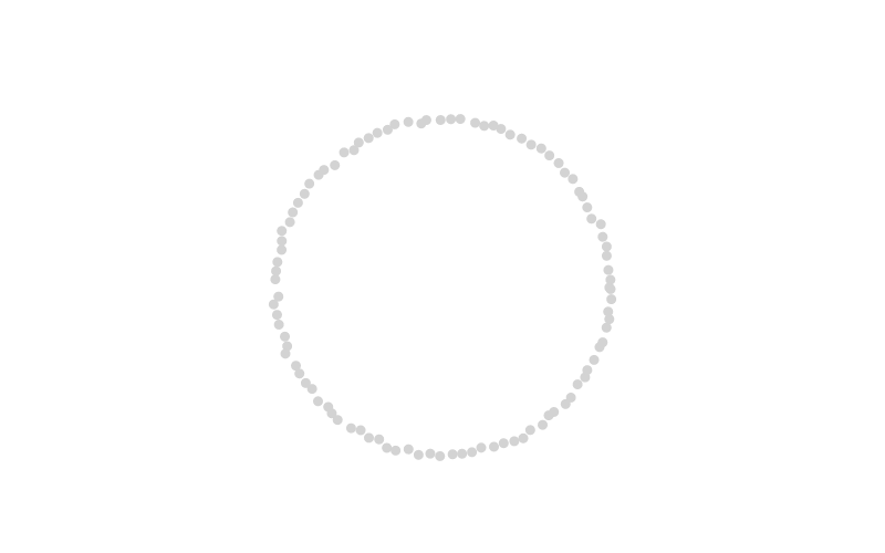 A circle of small white dots
AI-generated content may be incorrect.